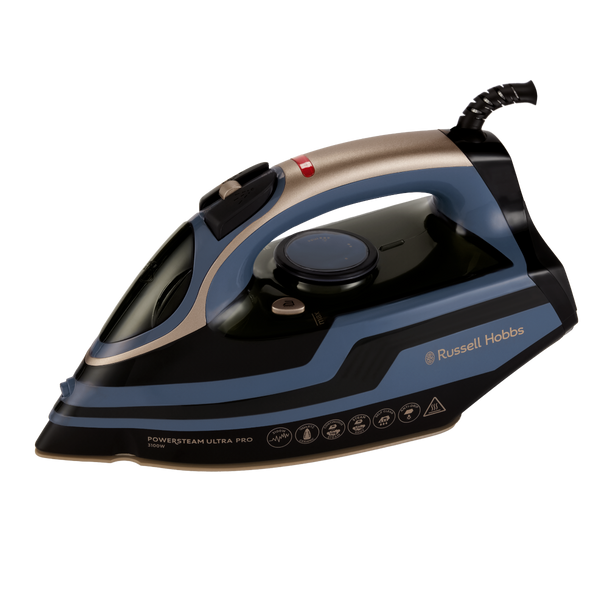 Russell Hobbs Powersteam Ultra Pro Steam Iron 3100w | Black/Blue - 28630 Redmond Electric Gorey