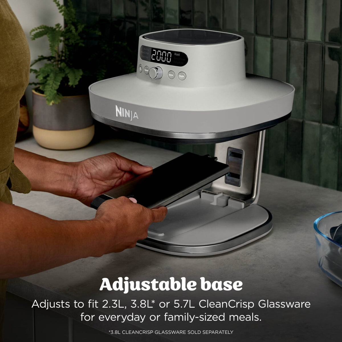 CRISPi PRO 7-in-1 XL Glass Air Fryer | Bone