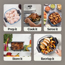 CRISPi PRO 7-in-1 XL Glass Air Fryer - Bone