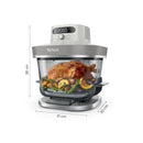 CRISPi PRO 7-in-1 XL Glass Air Fryer - Bone