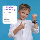 Fone S3 - 4G Kids Smart Watch with 1.4" Round AMOLED & GPS - Space Blue