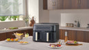 CrisTendDuo™ DZ30 Dual-Zone Air Fryer - 2 x 5.5L | Black