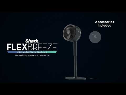 Shark Flexbreeze High-Velocity Hybrid Cordless + Corded Fan | Black FA220UK Redmond Electric Gorey