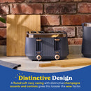 Brontë 4 Slice Toaster Soft Navy