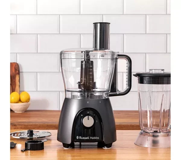 Russell Hobbs Desire 2.3L Food Processor & Blender Matte Charcoal 27111