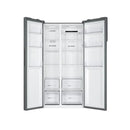 Haier SBS 90 Series 3 528L American Fridge Freezer | 177.5 (H) | Gentle Silver - HSR3918ENPG Redmond Electric Gorey