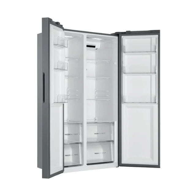 Haier SBS 90 Series 3 528L American Fridge Freezer | 177.5 (H) | Gentle Silver - HSR3918ENPG Redmond Electric Gorey