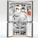 Haier SBS 90 Series 3 528L American Fridge Freezer | 177.5 (H) | Gentle Silver - HSR3918ENPG Redmond Electric Gorey