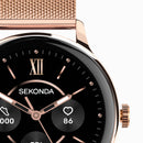Atom Smart Watch Rose Gold Mesh