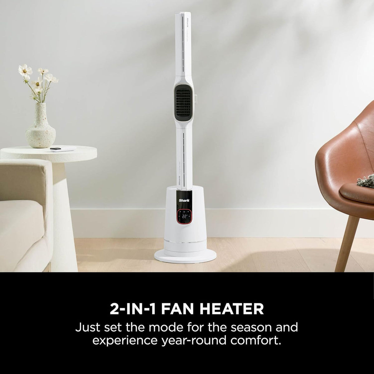 Shark TurboBlade Cool + Heat Fan Heater | White- TH200UKWH Redmond Electric