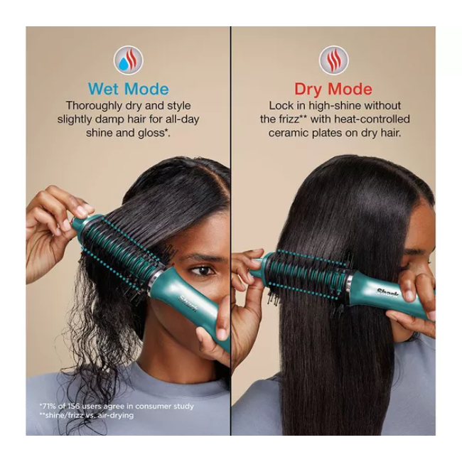 Shark Glossi 2-In-1 Hot Brush + Air Glosser | Juniper - HT302UKTL Redmond Electric Gorey