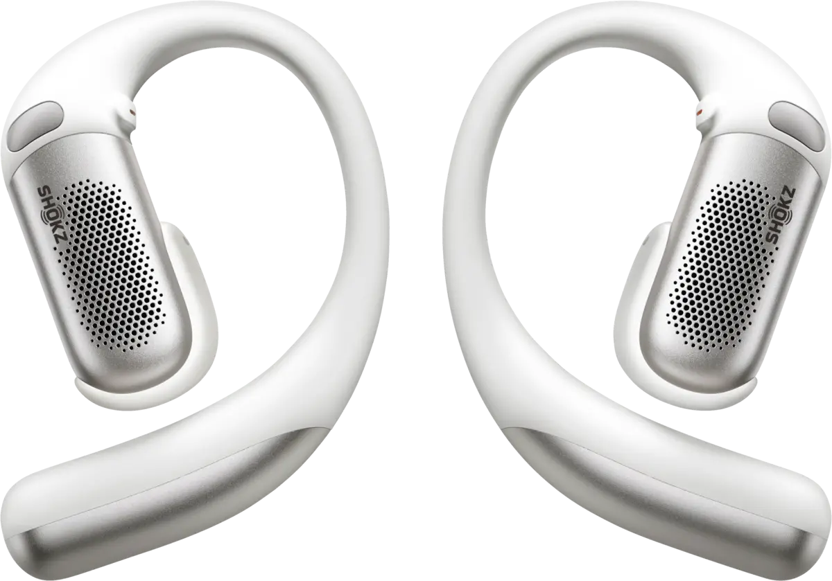 Shokz OpenFit Pro Open-Ear Wireless Earbuds, White 38-T010-ST-WT Open-Ear Earbuds