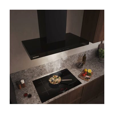 iQ500 90cm Wall Mounted Cooker Hood Matt Black