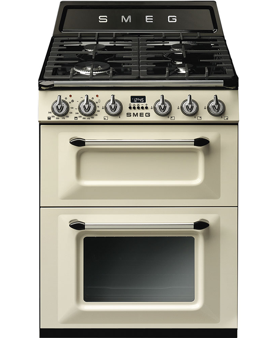 Smeg 60cm Victoria Dual Fuel Range Cooker TR62P Cream Redmond Electric Gorey