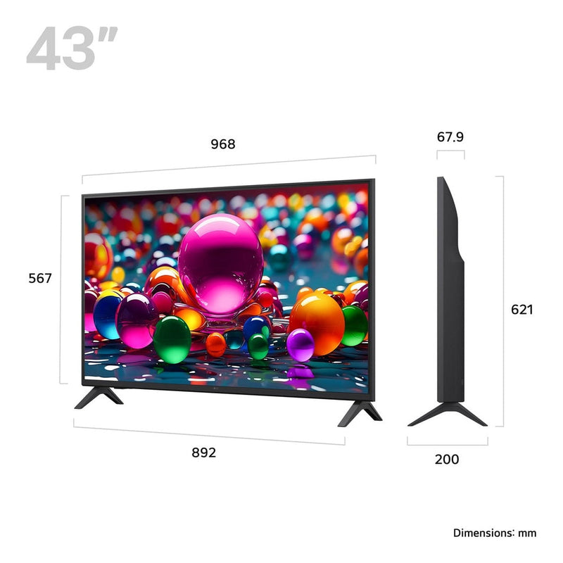 LG 43" 4K UHD Smart LED TV | 43UA75006LA.AEK LG TV Redmond Electric