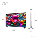 LG UA75 75" 4K UHD LED Smart TV | 75UA75006LA.AEKQ LG TV Redmond Electric