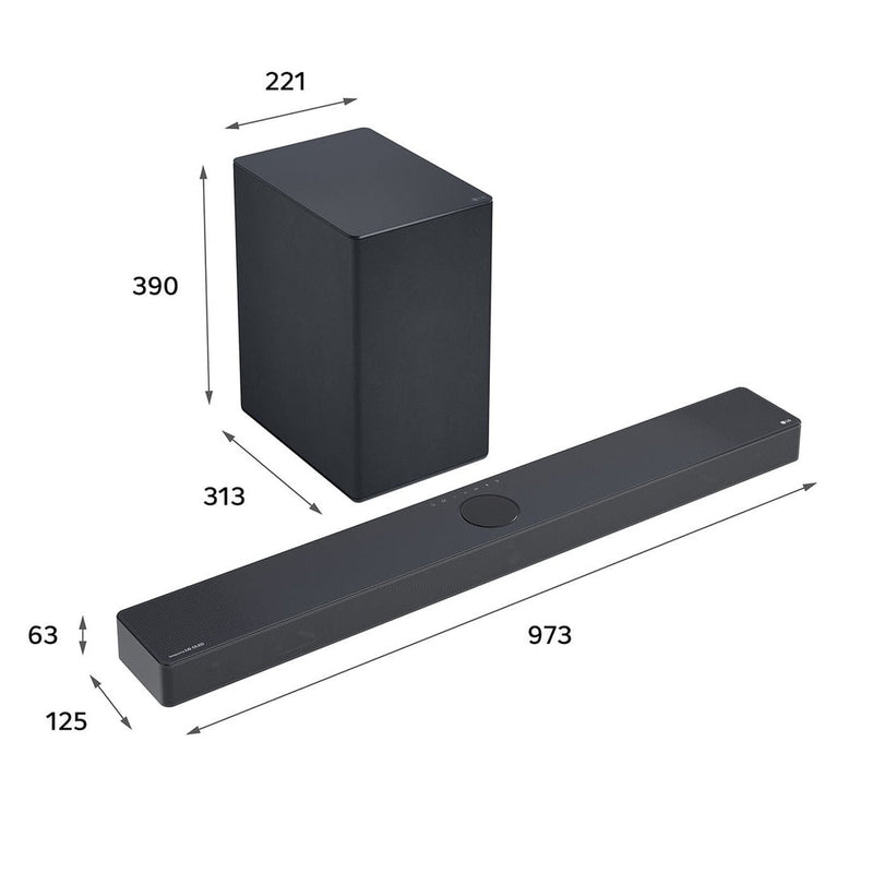 LG USC9S 3.1.3ch Wireless Sound Bar with Subwoofer