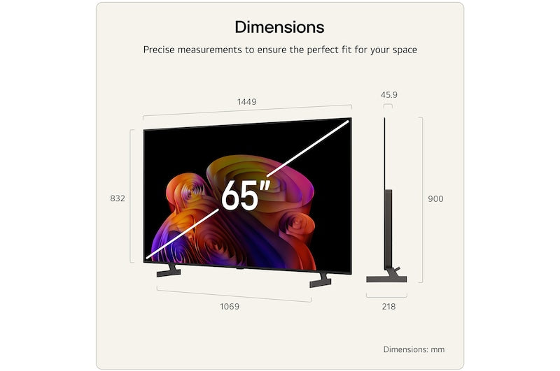 65" OLED AI 4K Smart TV