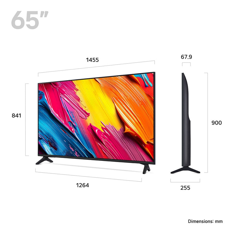 QNED AI 65" 4K HDR Smart TV | 65QNED70A6A.AEK