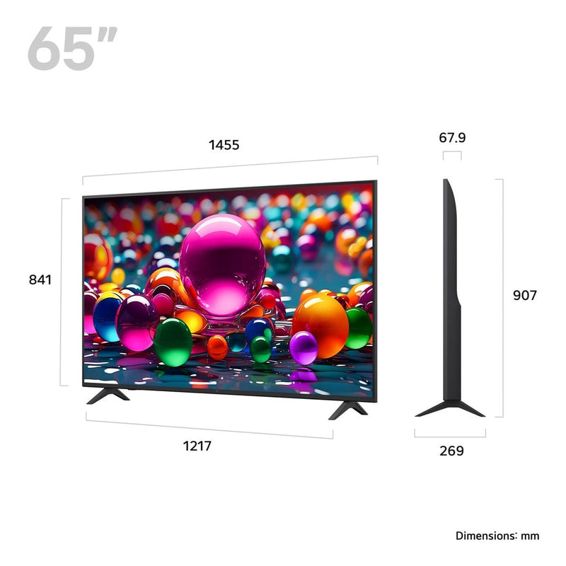 LG UA75 65" 4K UHD LED Smart TV | 65UA75006LA.AEK LG TV Redmond Electric