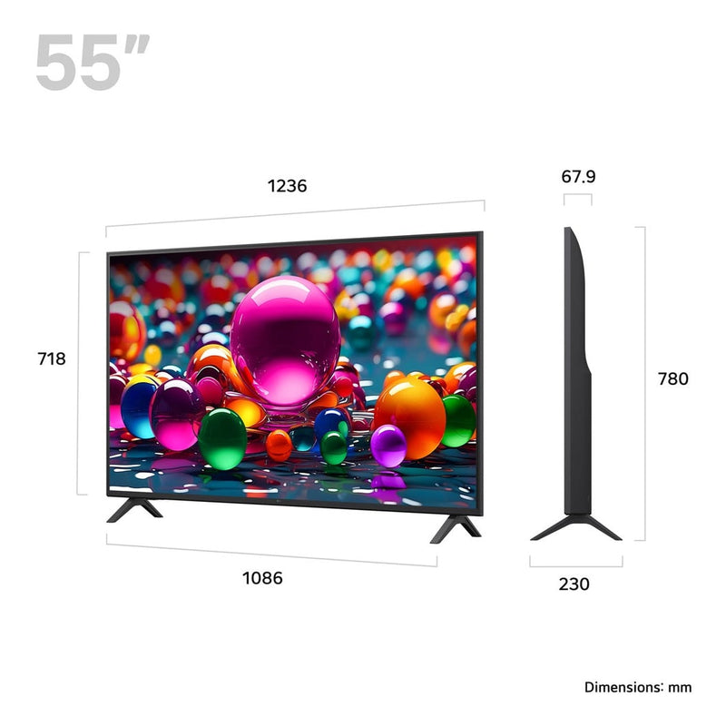 LG UA75 55" 4K UHD LED Smart TV | 55UA75006LA.AEK LG TV Redmond Electric