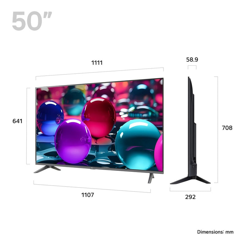 LG UA73 50" 4K UHD LED Smart TV | 50UA73006LA.AEKQ LG TV Redmond Electric