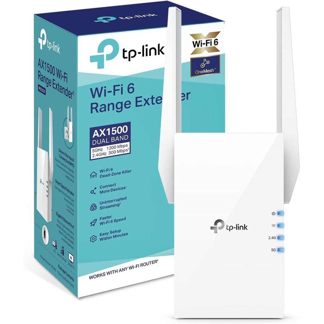 TP-Link AX1500 Wi-Fi Range Extender WiFi 6 | RE505X TP-Link Router Redmond Electric