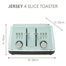 Cotswold 4 Slice Toaster Sage