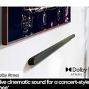 S800D Ultra-Slim 3.1.2 Channel Soundbar with Wireless Subwoofer | Black