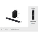 B450F B-Series 2.1-Channel Soundbar with Wireless Subwoofer | Black