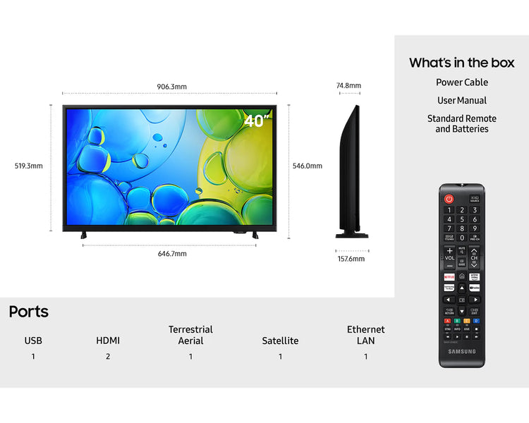 40" F6000 Full HD HDR Smart TV (2025)