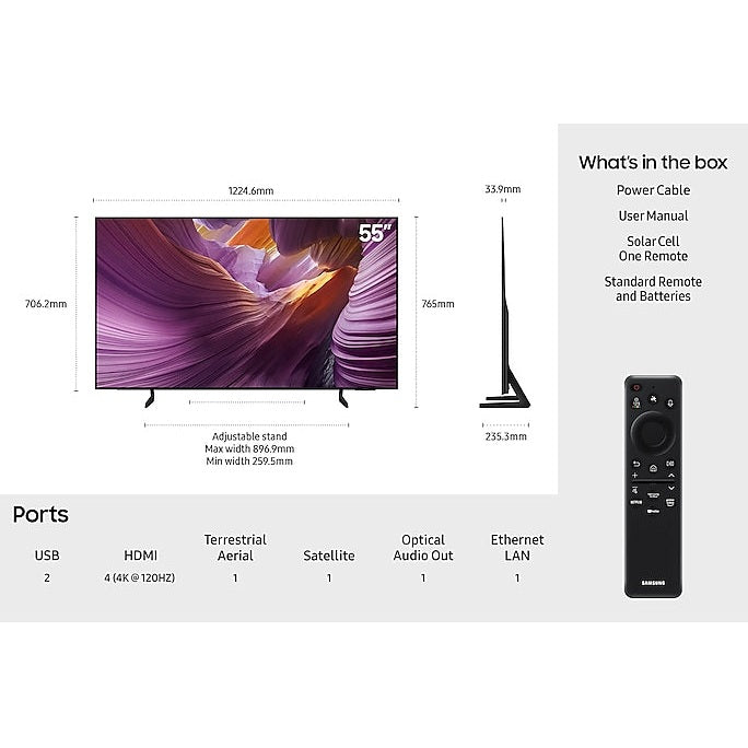 S85F 55 Inch OLED 4K Vision AI Smart TV