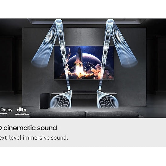 Q600F Q-Series 3.1.2-Channel Soundbar with Wireless Subwoofer | Black
