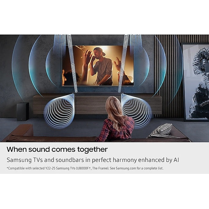 Q600F Q-Series 3.1.2-Channel Soundbar with Wireless Subwoofer | Black