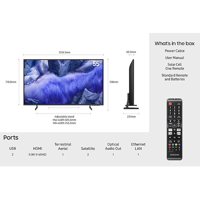 QLED 55 Inch 4K Vision AI Smart TV
