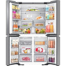 Samsung Family Hub AI Vision Inside French Style Smart Fridge Freezer - Real Stainless | RF65DG9H0ESR/EU Samsung American Fridge Freezer Redmond Electric