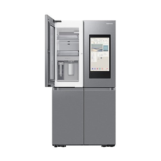 Samsung Family Hub AI Vision Inside French Style Smart Fridge Freezer - Real Stainless | RF65DG9H0ESR/EU Samsung American Fridge Freezer Redmond Electric