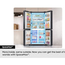 Samsung Family Hub AI Vision Inside French Style Smart Fridge Freezer - Real Stainless | RF65DG9H0ESR/EU Samsung American Fridge Freezer Redmond Electric