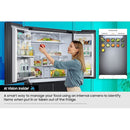 Samsung Family Hub AI Vision Inside French Style Smart Fridge Freezer - Real Stainless | RF65DG9H0ESR/EU Samsung American Fridge Freezer Redmond Electric