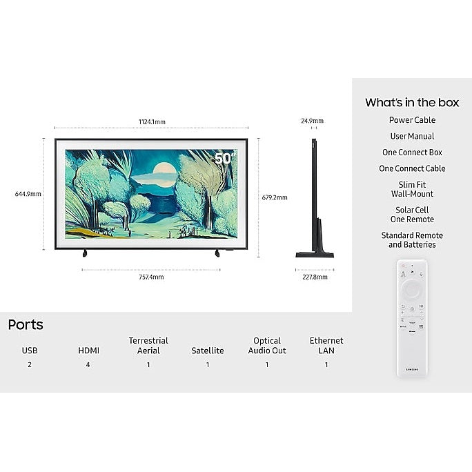 The Frame 50 Inch QLED 4K Vision AI Smart TV