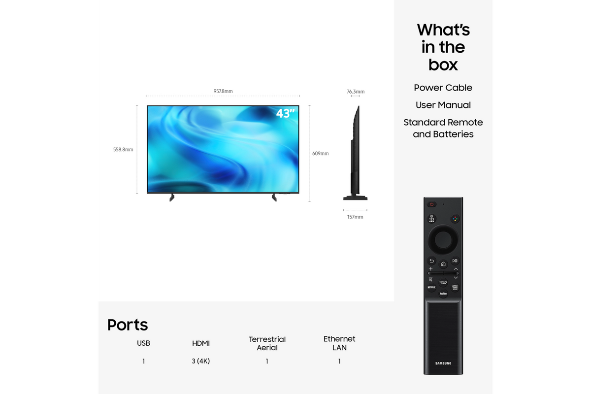 Samsung UE43U7000HKXXU 43-inch U7000H