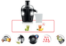 Viva Collection 500W Compact Juicer Black