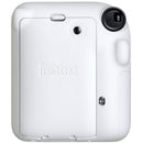 instax mini 12 Instant Camera Clay White - rear view