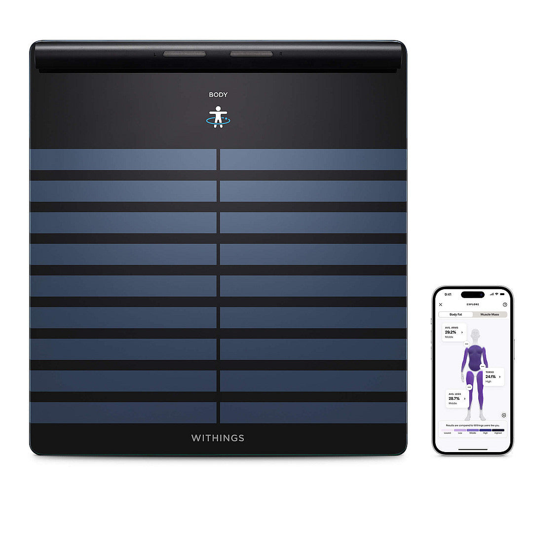 Withings Body Scan Helath Scales - Black 78-WBS08-Black-All-Inter