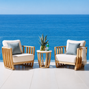 Wooden Outdoor Companion Lounge Set