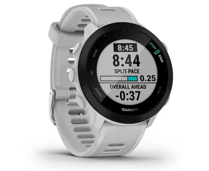 Garmin Forerunner 55 Running Smart Watch - White | 49-GAR-010-02562-11 - Redmond Electric Gorey