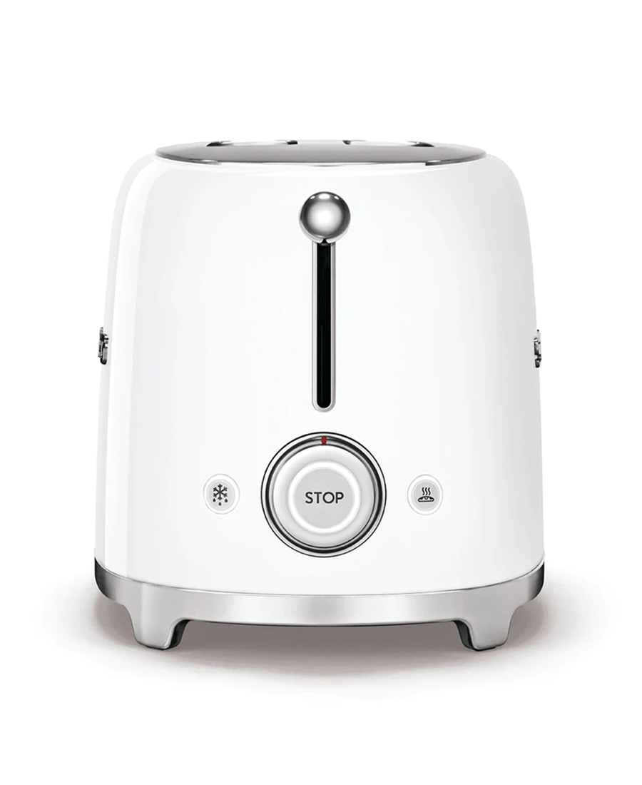 Smeg 950W 2 Slice Toaster - White | TSF01WHUK - Redmond Electric Gorey 