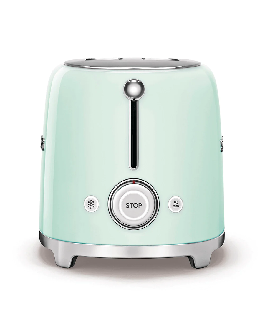 Smeg 950W 2 Slice Toaster - Pastel Green | TSF01PGUK - Redmond Electric Gorey