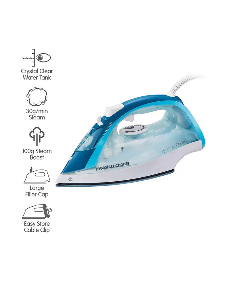 2400W Crystal Clear Steam Iron - Redmond Electric Gorey