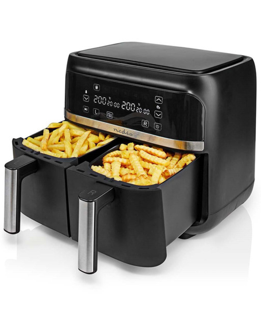 Nedis Dual Zone Air Fryer 7.6L 397709